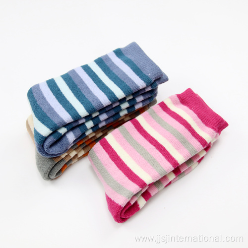 Ladies autumn and winter striped socks